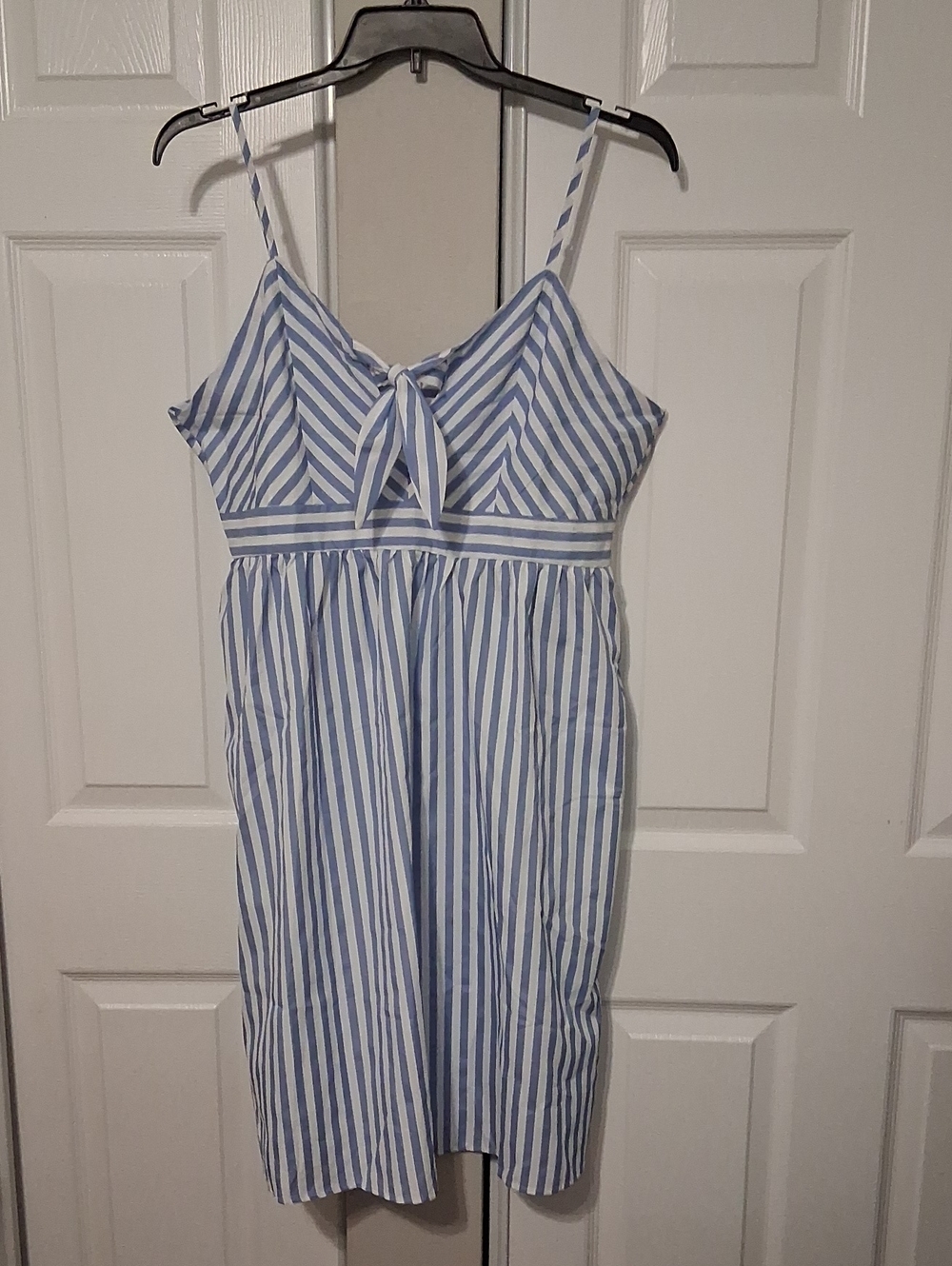 BloomChic Blue and White Striped Sundress